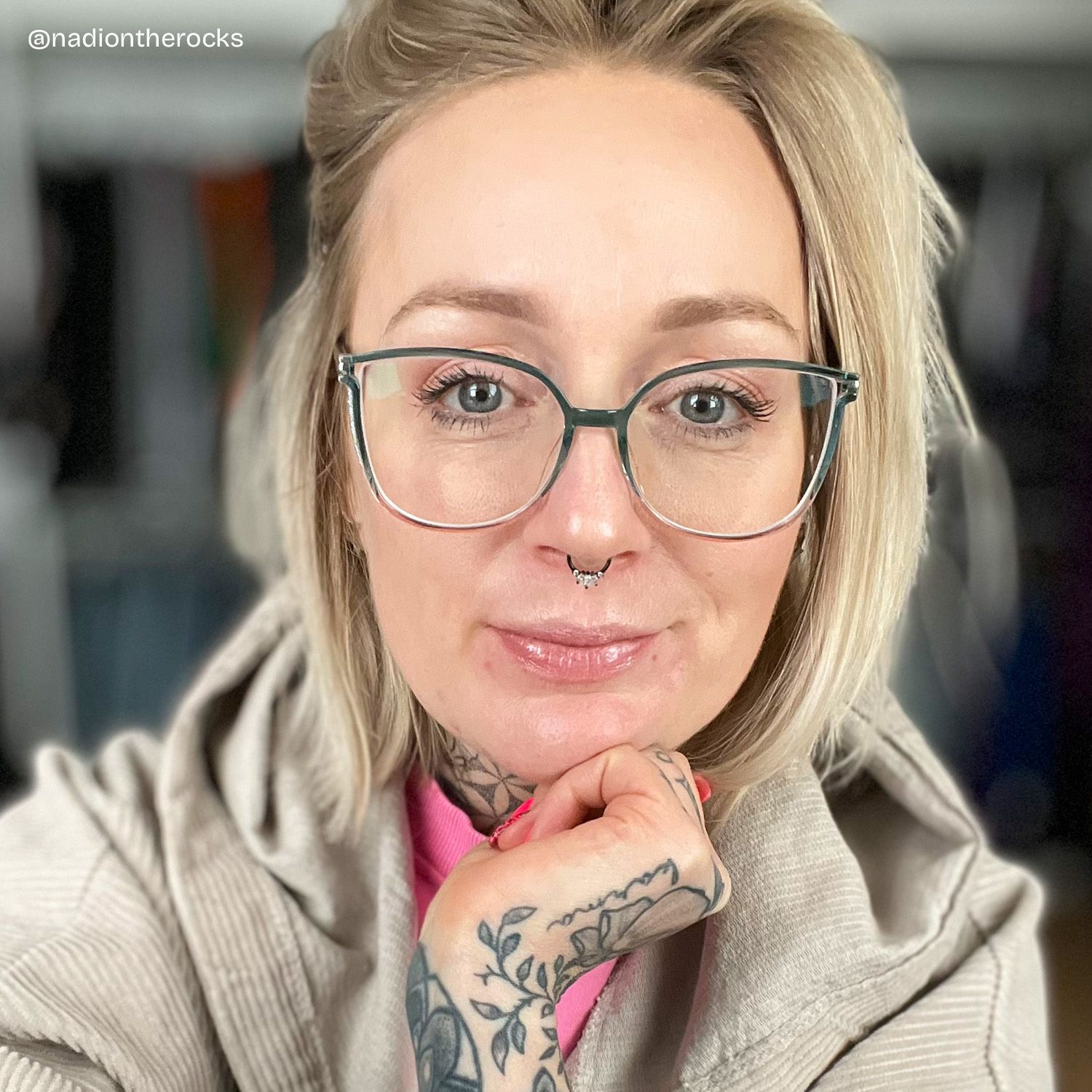 Walden Blau-Rosa Cateye Brille5