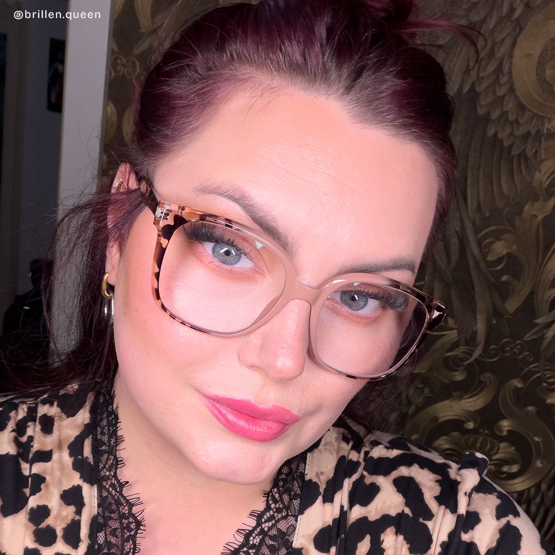 Siner Khaki-Tortoise Quadratisch Brille6