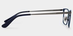 Alexander Blau Rechteckig Brille4