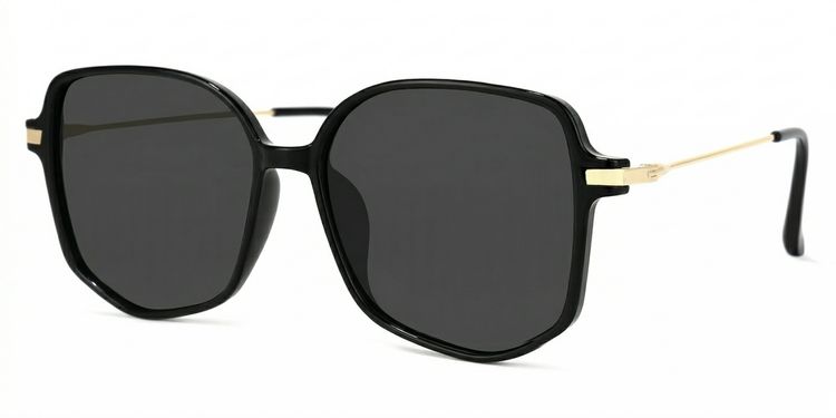 Payton Schwarz Geometrisch Sonnenbrille