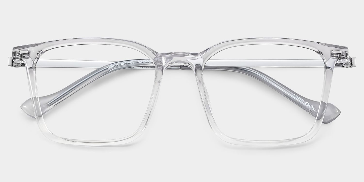 Archer Grau Rechteckig Brille2