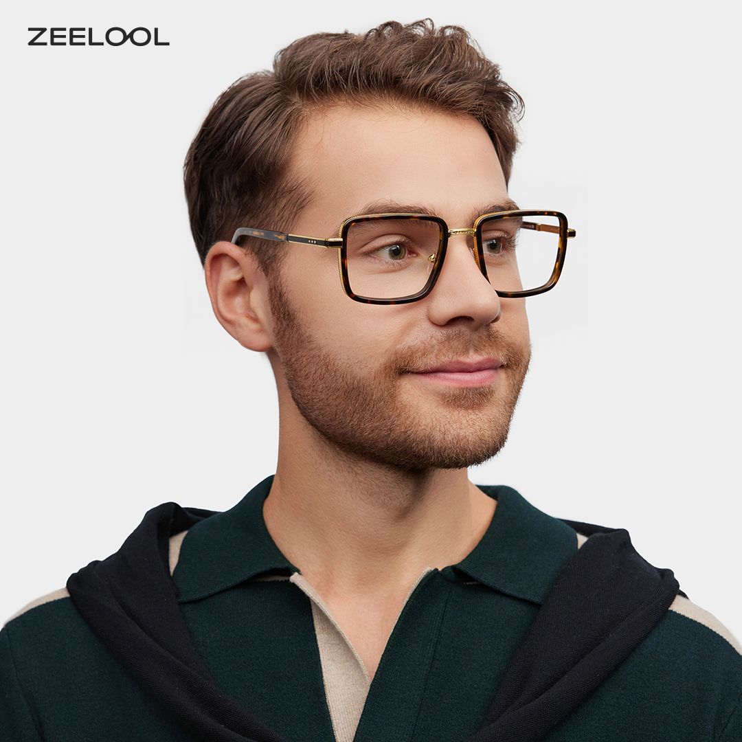 Hunter Tortoise Quadratisch Brille6