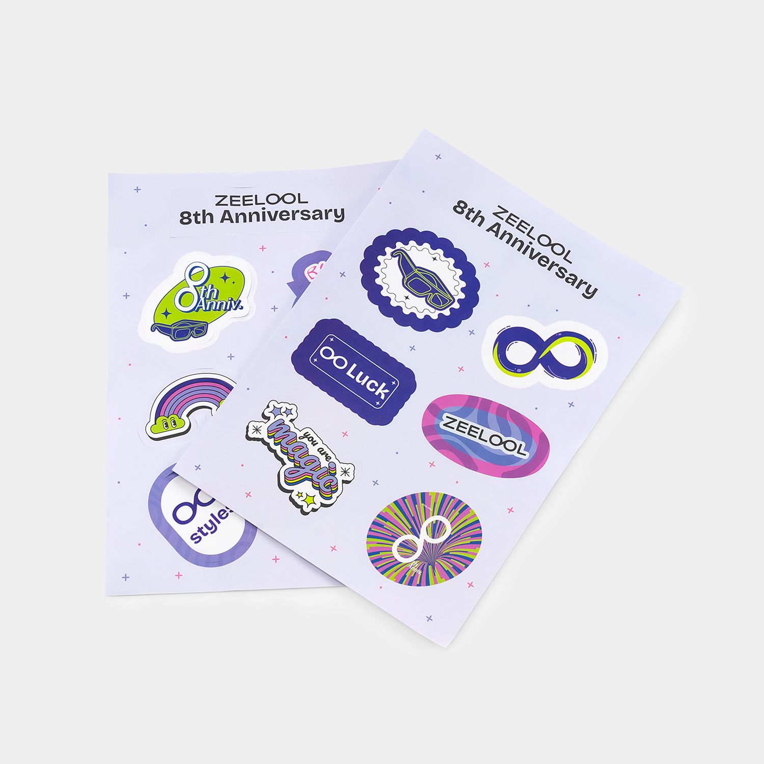 Zeelool 8. Jahrestag Aufkleber0