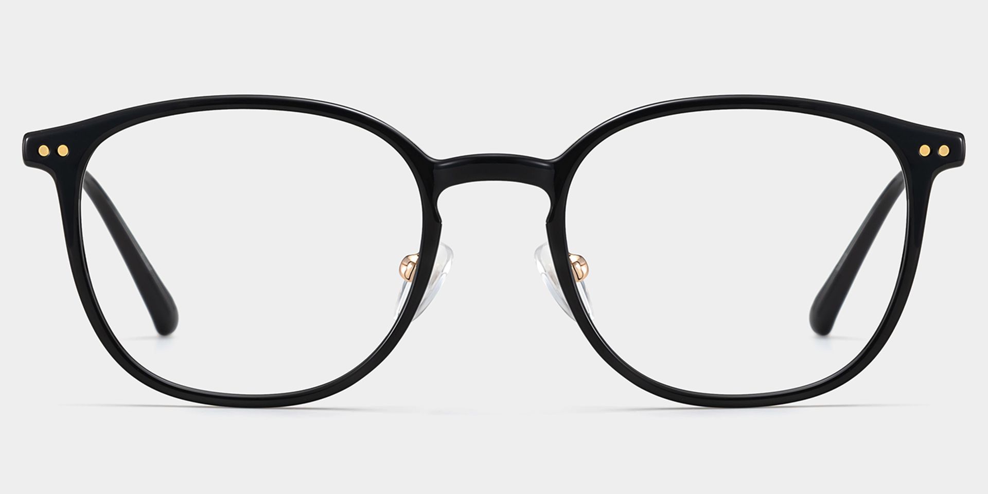 Mira Schwarz Oval Brille3