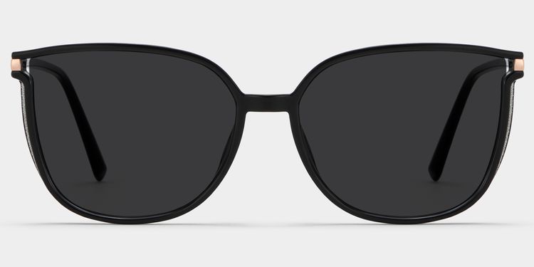 Walden Schwarz Cateye Brille