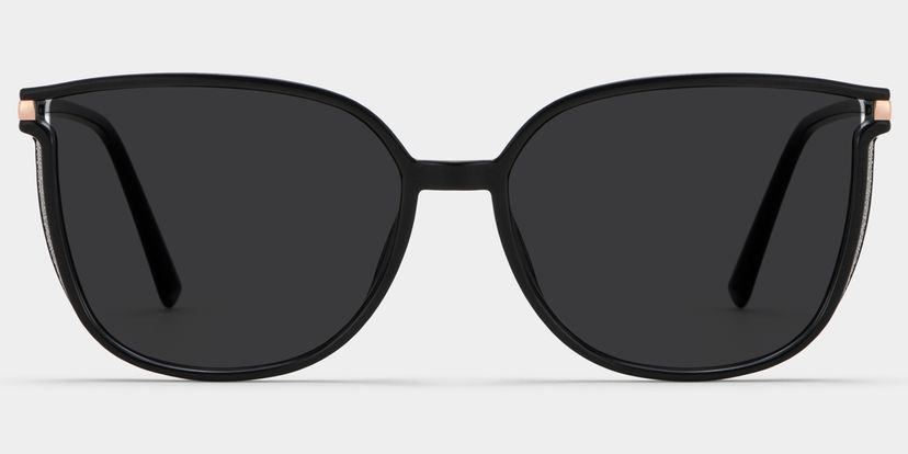 Walden Schwarz Quadratisch Sonnenbrille