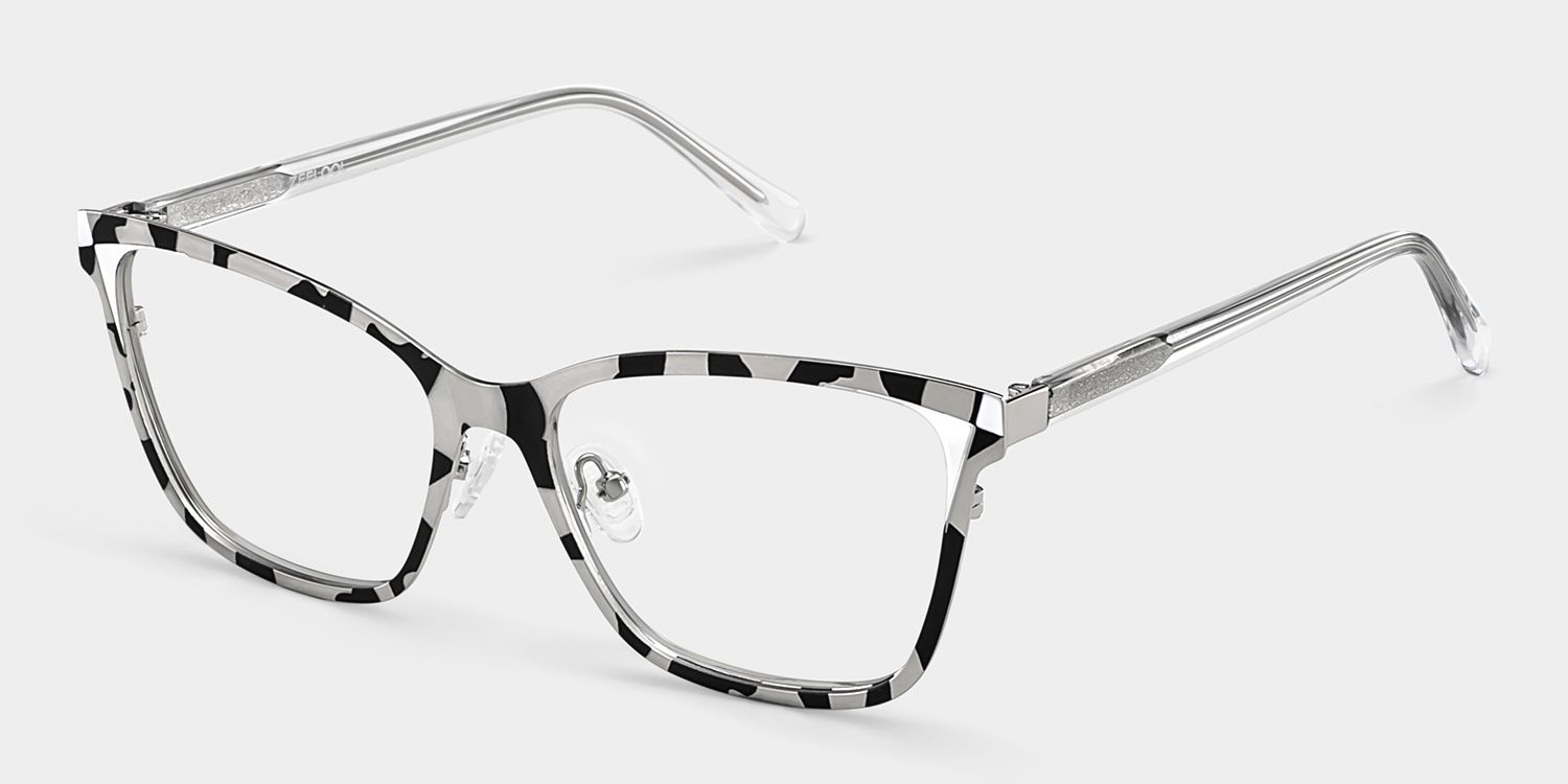 Elise Tortoise Rechteckig Brille4