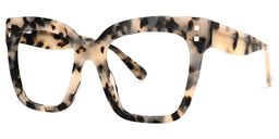 Minguela Braun-Tortoise Quadratisch Brille2