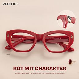 Dillon Rot Cateye Brille1