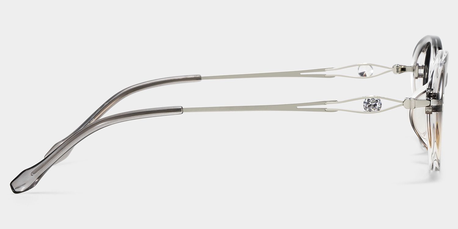 Blaire Grau Oval Brille5