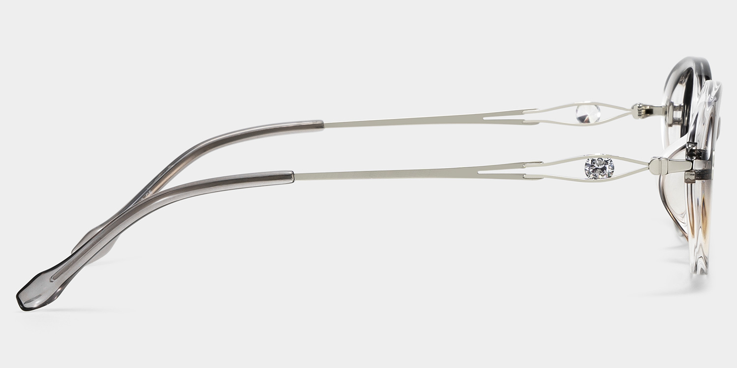 Blaire Grau Oval Brille5