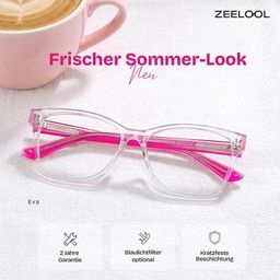 Eva Klar Rechteckig Brille0