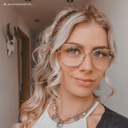 Billie Gold Geometrisch Brille8