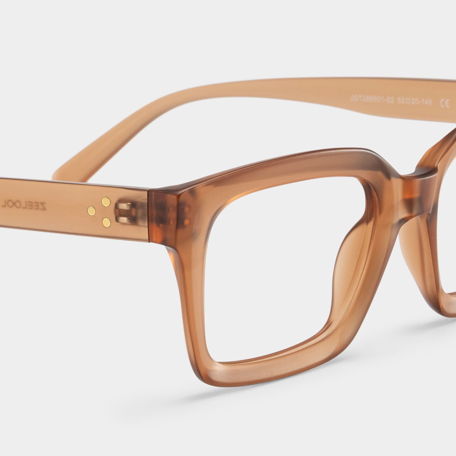 Marley Braun Rechteckig Brille5