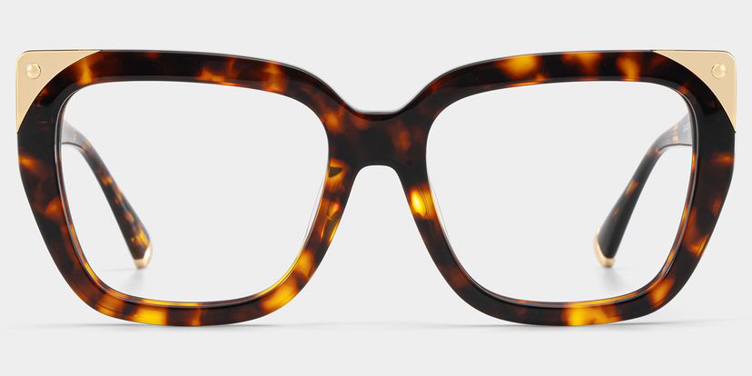 Übergroße tortoise Cat-Eyes mit Mittelmeer-Charme.