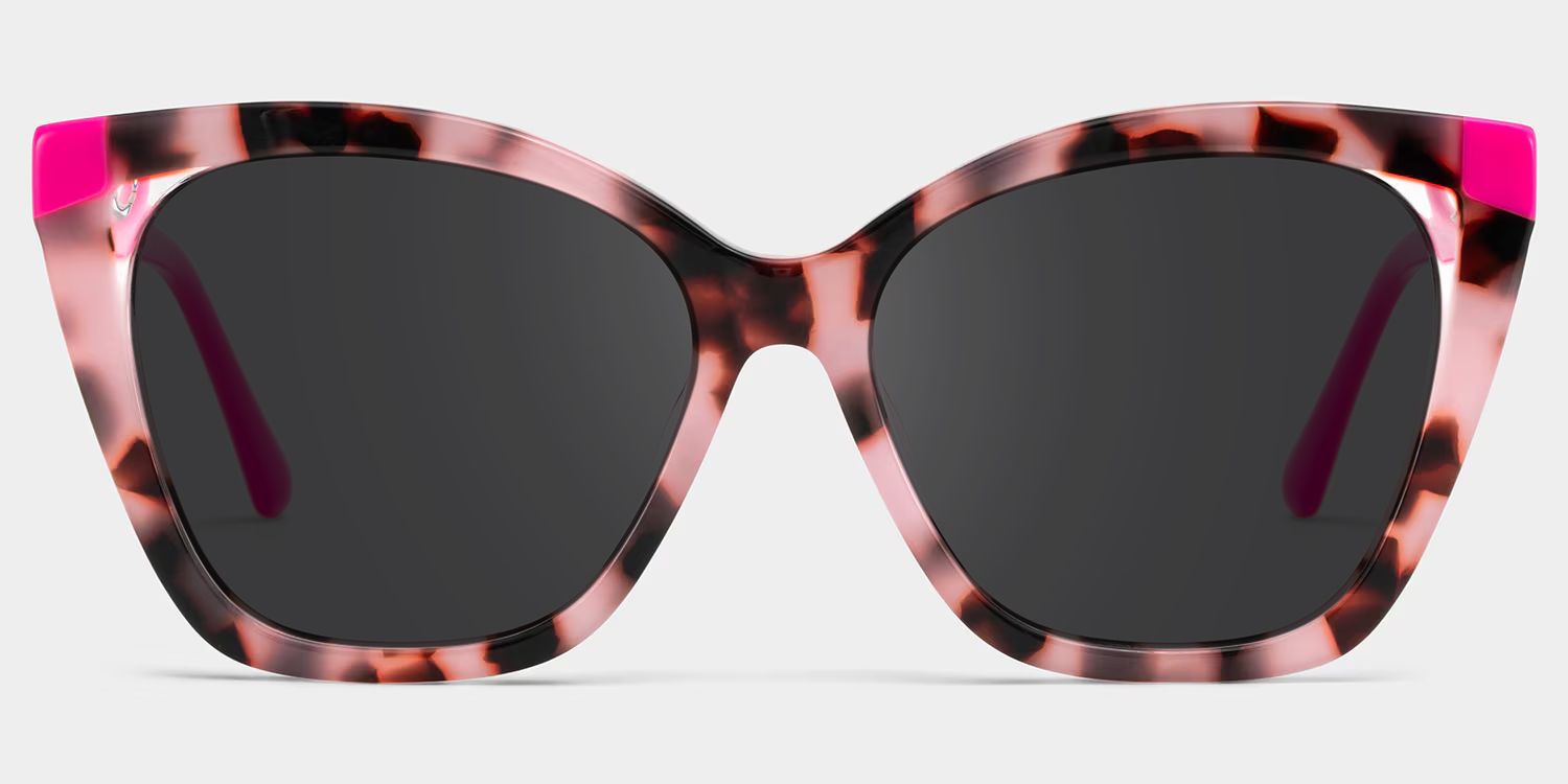 Kira Butterfly Rosa-Tortoise Sonnenbrillen für Damen und Herren | ZEELOOL0