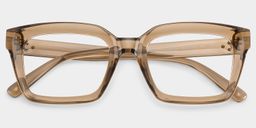 Grover Beige Rechteckig Brille1