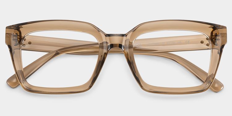 Grover Beige Rechteckig Brille