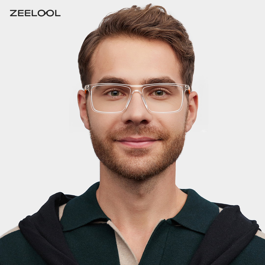 Active Klar Rechteckig Brille9