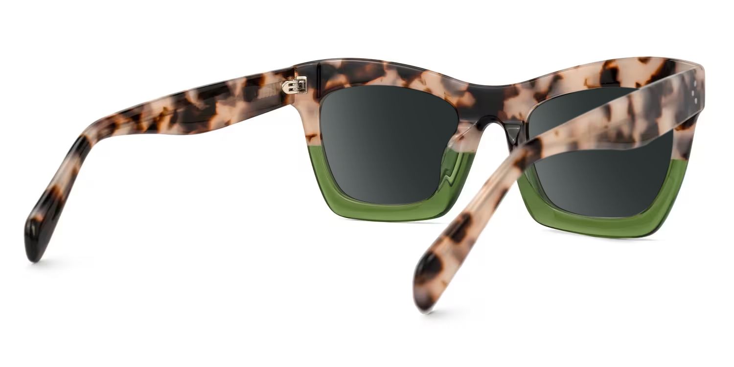 Benitez Grün-Tortoise Quadratisch Brille2