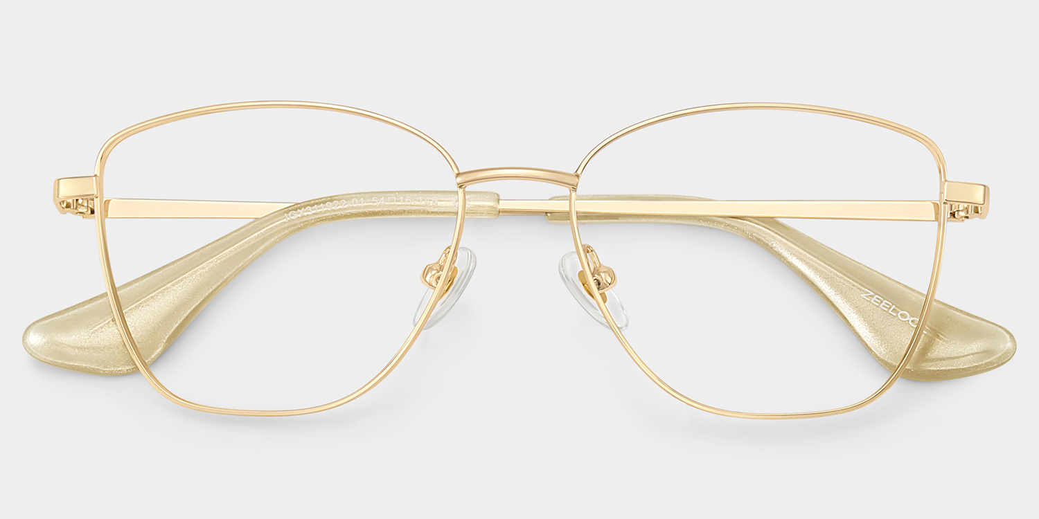 Skyler Gold Schmetterling Brille3