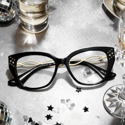Alma Schwarz Schmetterling Brille1