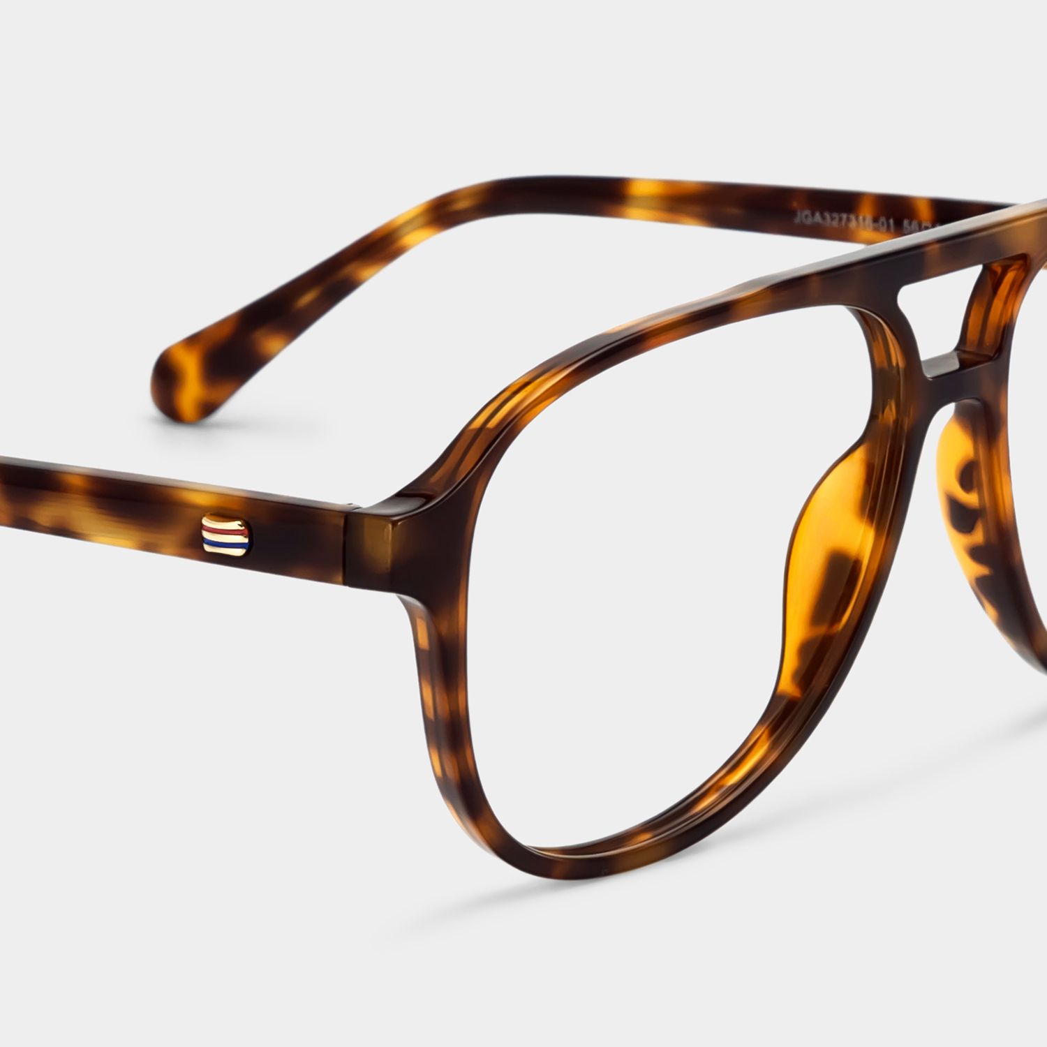 Luna Tortoise Pilot Brille4