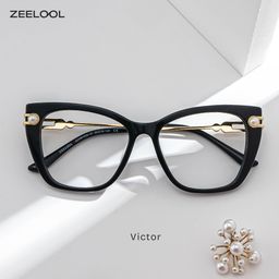 Victor Schwarz Cateye Brille0