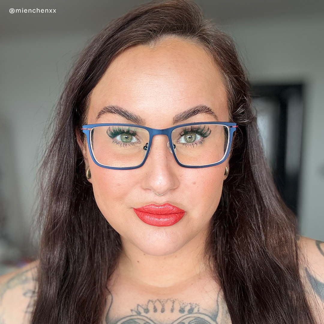 Roxana Blau Rechteckig Brille10