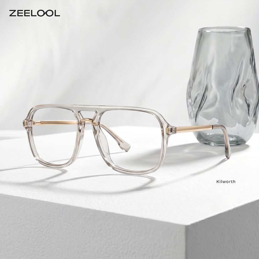 Berkeley Grau Pilot Brille