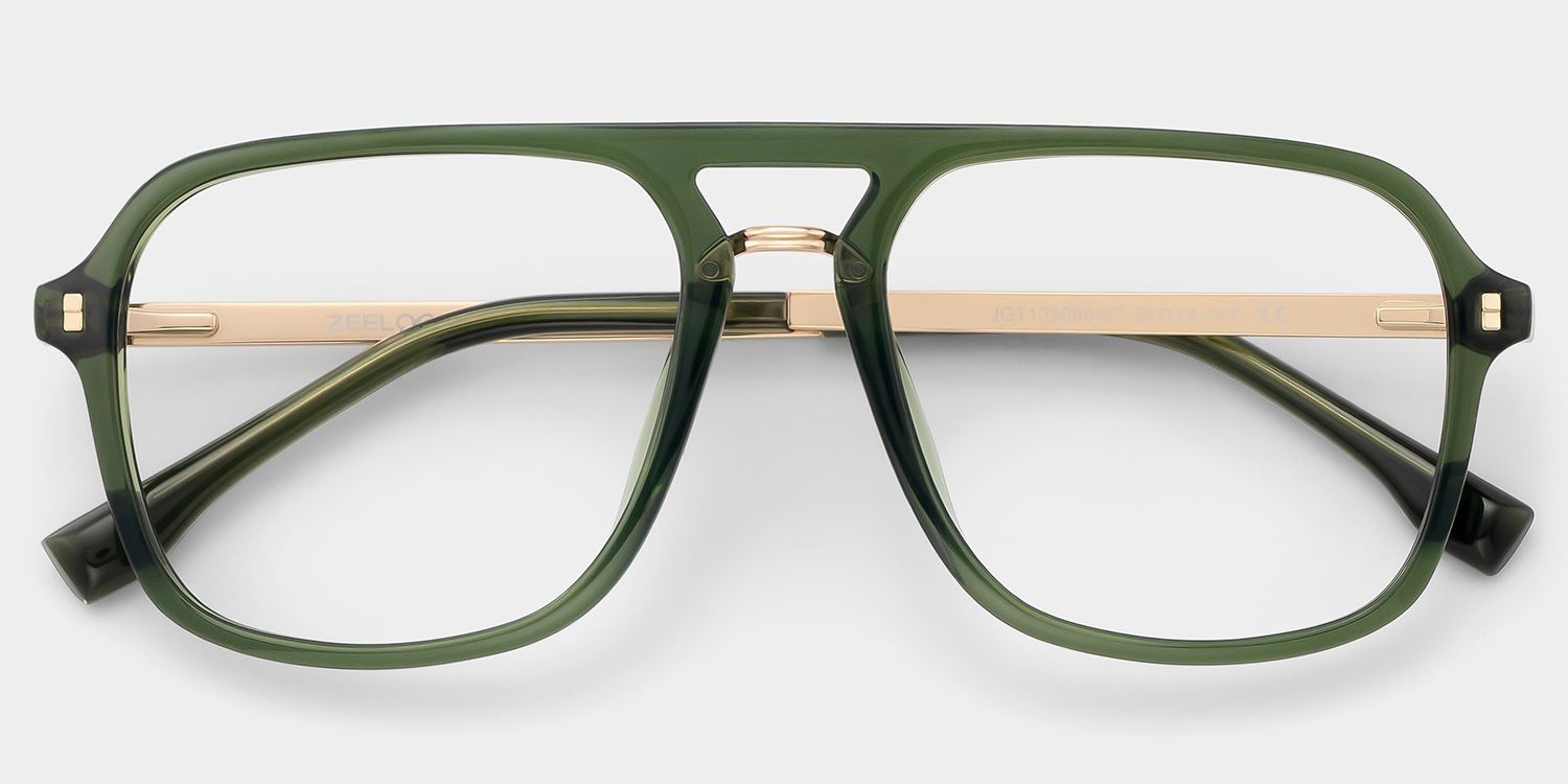 Berkeley Grün Pilot TR90 Brille3