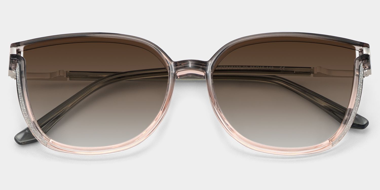 Walden Grau Cateye Brille1