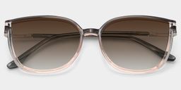 Walden Grau Cateye Brille1