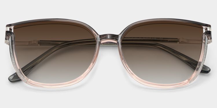 Walden Grau Quadratisch Sonnenbrille