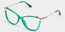Pace Grün Cateye Brille3