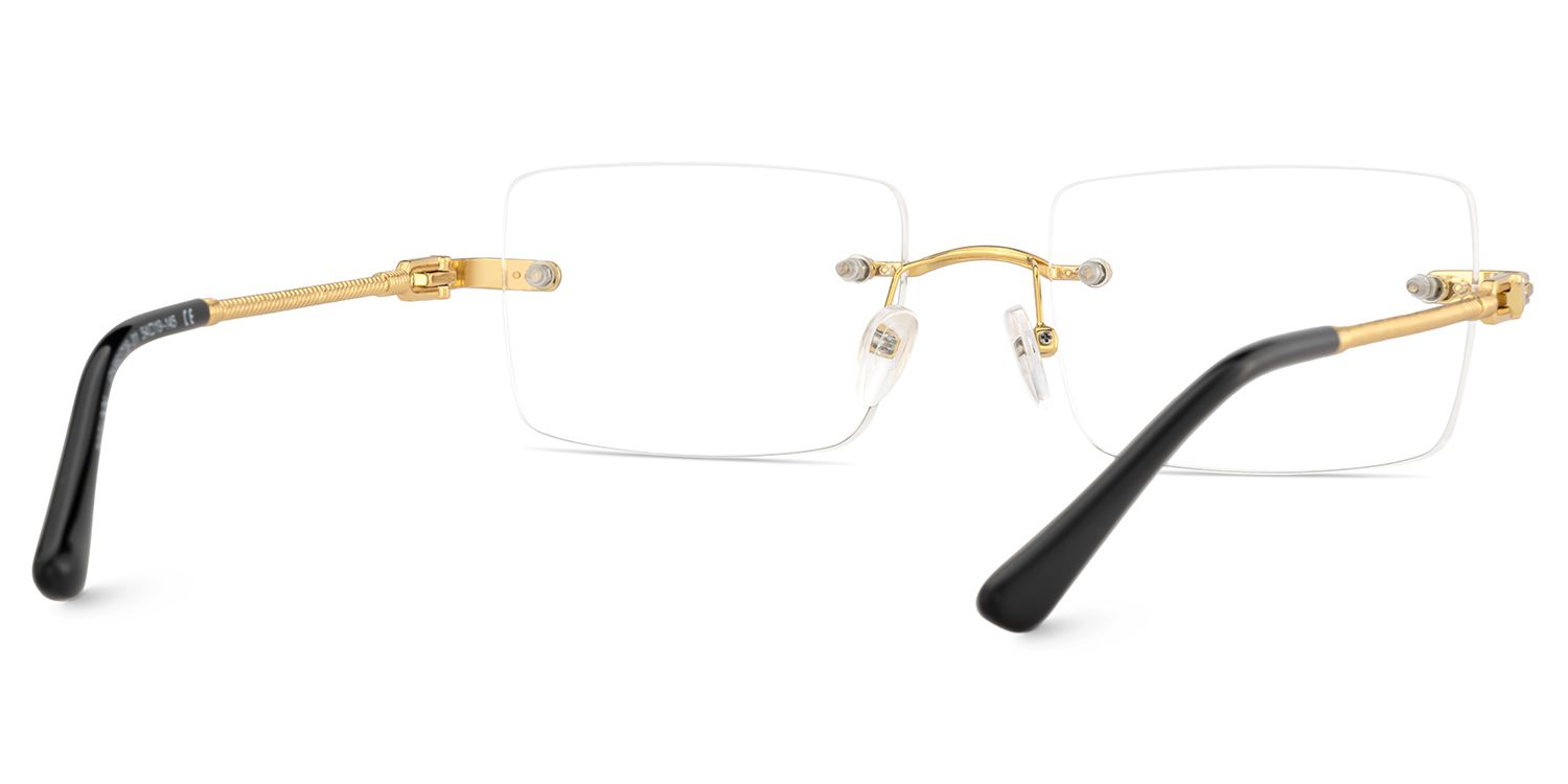 Peavy Gold Rechteckig Brille4
