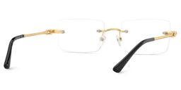 Peavy Gold Rechteckig Brille4