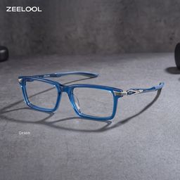 Orion Blau Rechteckig Brille2