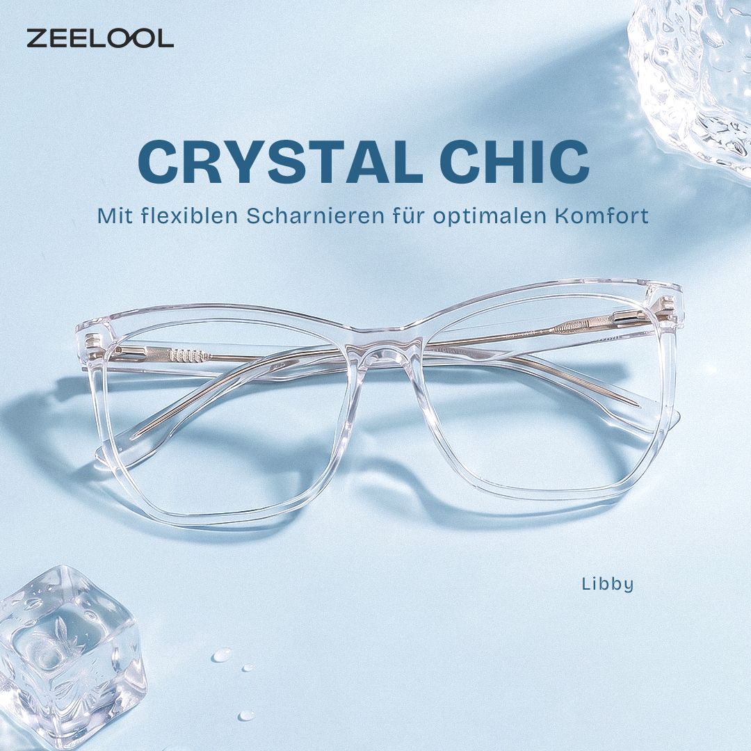 Libby Geometrische klare Brillen & Brillenrahmen0