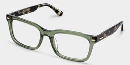 Patrick Grün Rechteckig Brille3