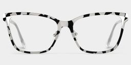 Elise Tortoise Rechteckig Brille2