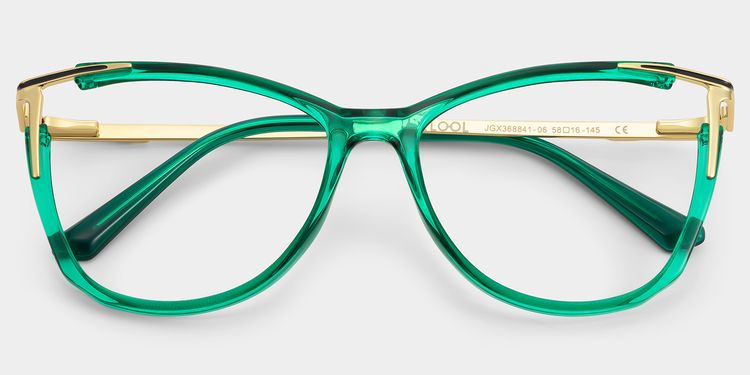 Pace Grün Cateye Brille