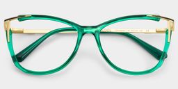 Pace Grün Cateye Brille2