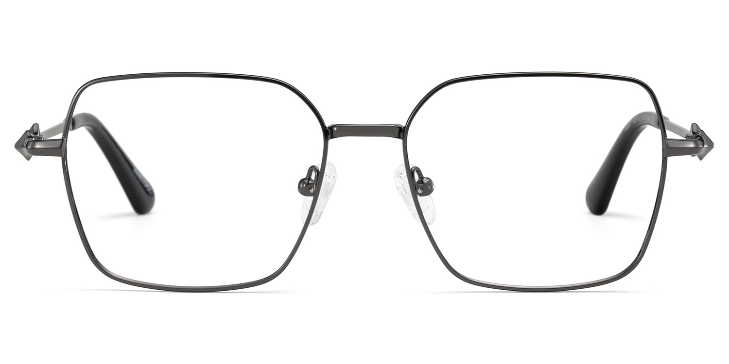 Kayla Schwarz Geometrisch Brille gutes Bild