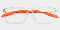 Active Klar Rechteckig Brille3