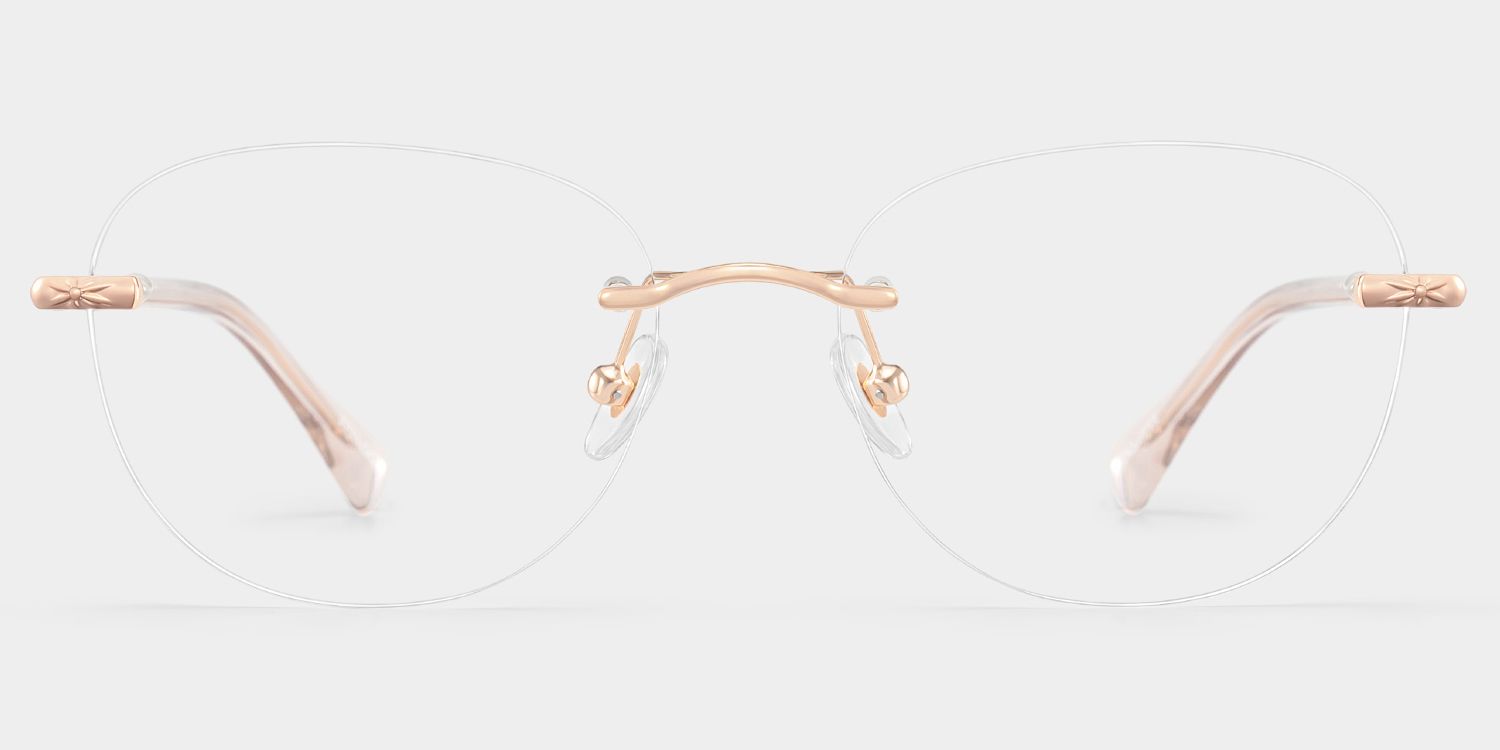 Jennifer Rosa-Gold Rund Brille2