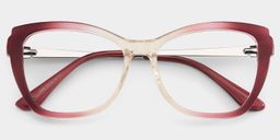 Winda Rosa Schmetterling Brille3