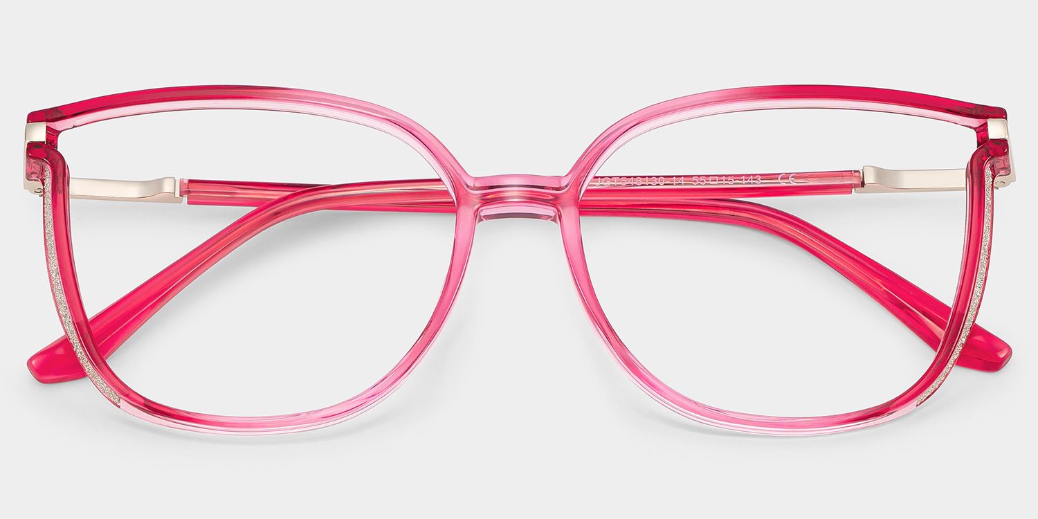 Walden Rot Quadratisch Brille4