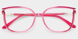 Walden Rot Quadratisch Brille4