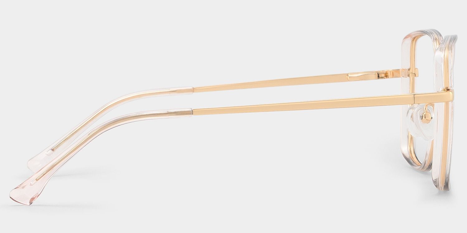 Kelby Rosa-Blau Quadratisch Brille3